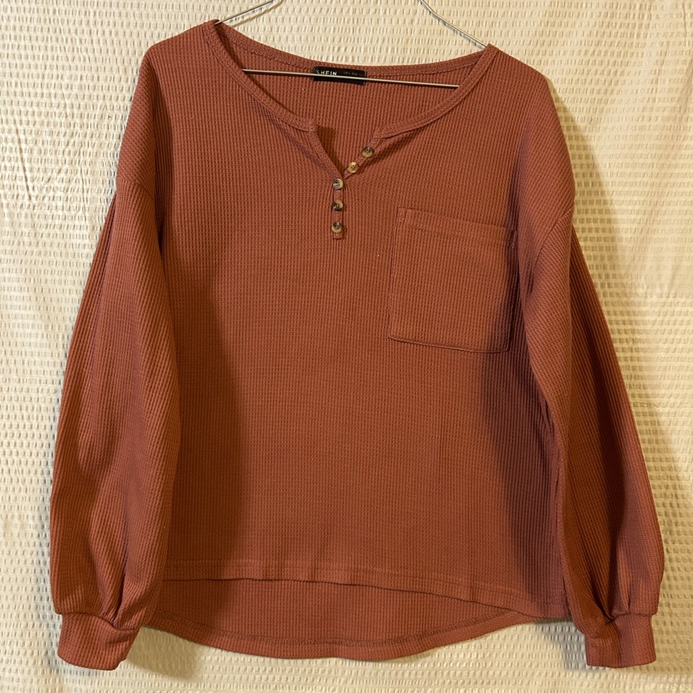 SHEIN 3/4 Sleeve Shirt